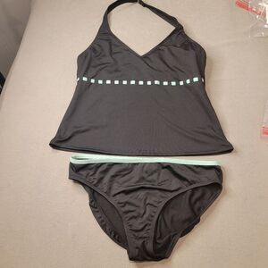 Merona Black Tankini and Bottom Swimsuit Swimwear